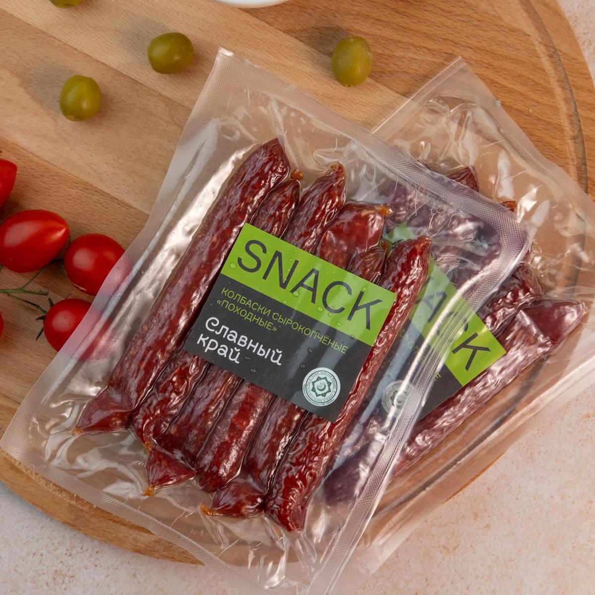 Колбаски сыровяленые "Походные", высший сорт Халяль